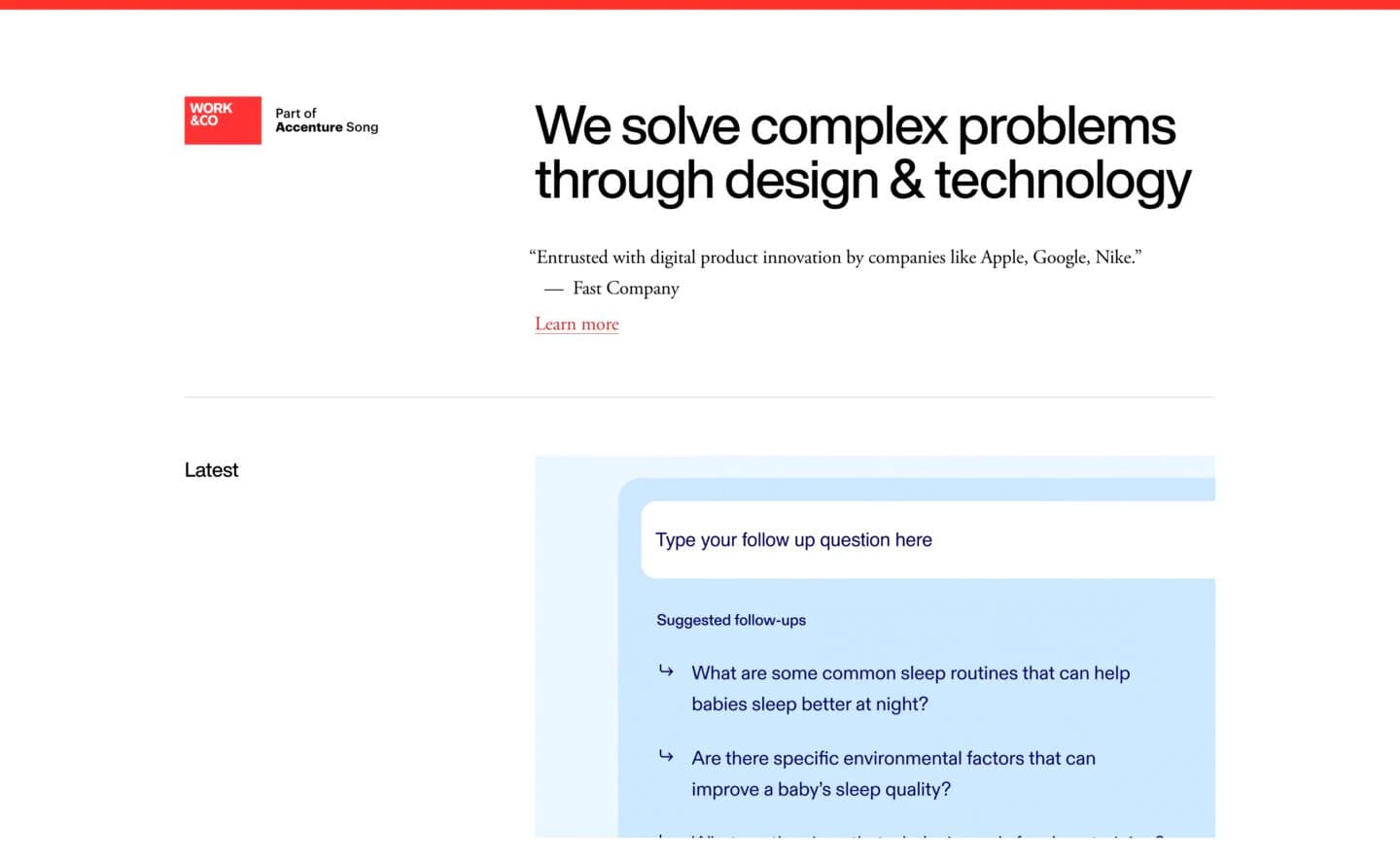 Work and Co digital product agency