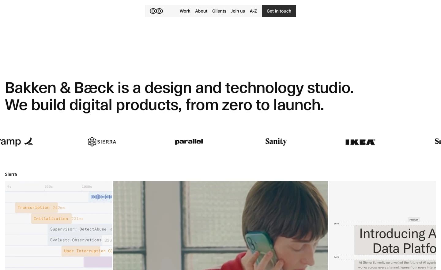 Bakken & Bæck hero image
